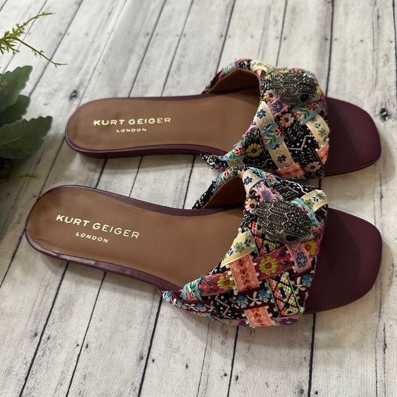 New KURT GEIGER LONDON KENSINGTON FLAT SANDAL - Picture 5 of 9